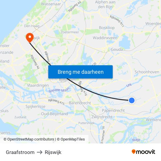 Graafstroom to Rijswijk map