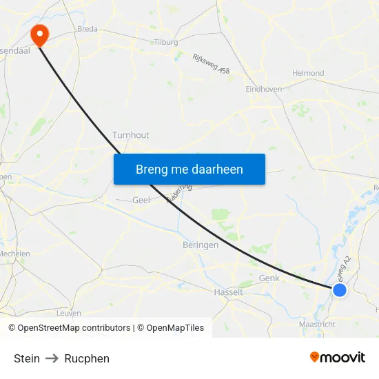 Stein to Rucphen map