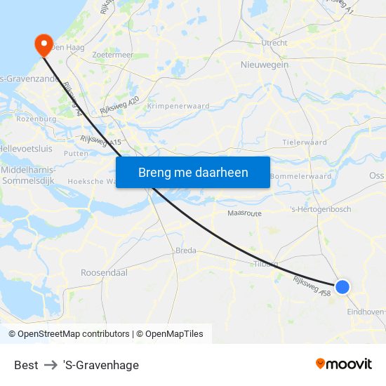 Best to 'S-Gravenhage map