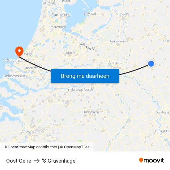 Oost Gelre to 'S-Gravenhage map