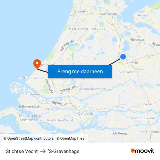 Stichtse Vecht to 'S-Gravenhage map