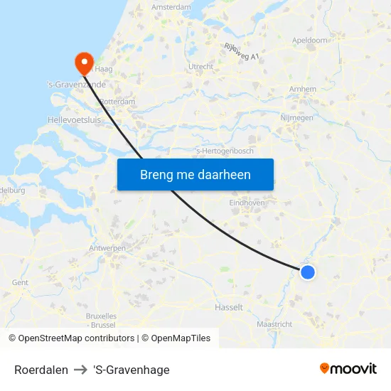 Roerdalen to 'S-Gravenhage map