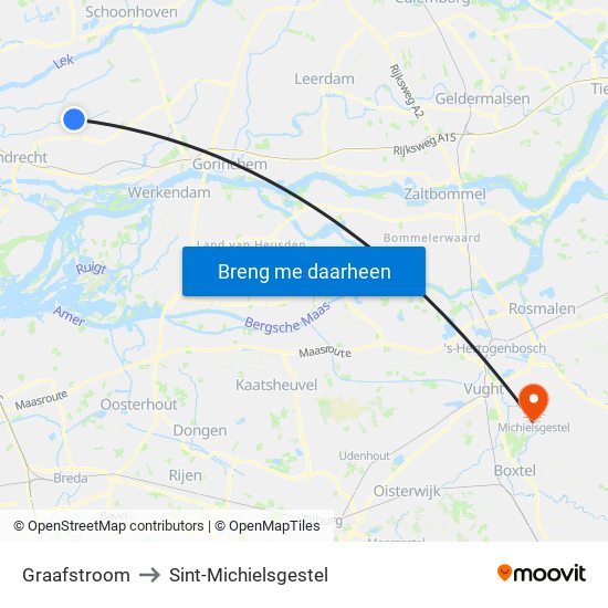 Graafstroom to Sint-Michielsgestel map