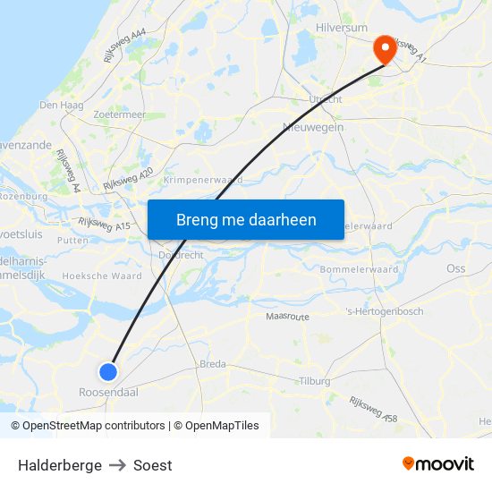 Halderberge to Soest map