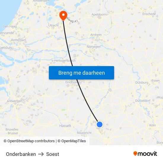 Onderbanken to Soest map
