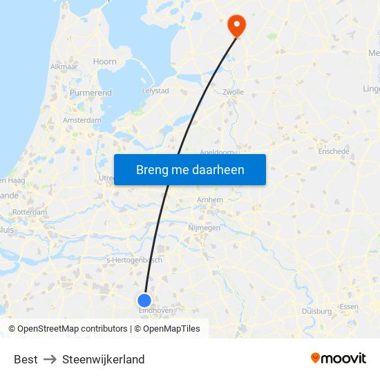 Best to Steenwijkerland map