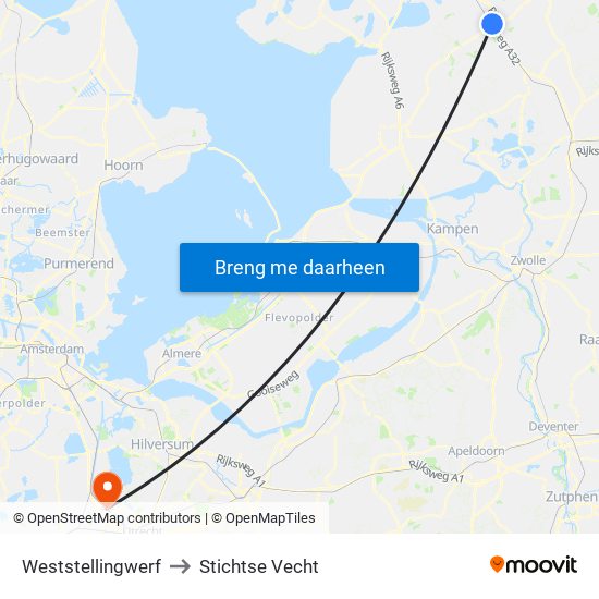 Weststellingwerf to Stichtse Vecht map