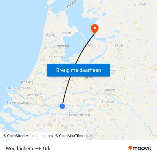 Woudrichem to Woudrichem map
