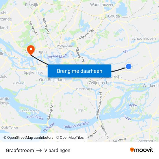 Graafstroom to Vlaardingen map