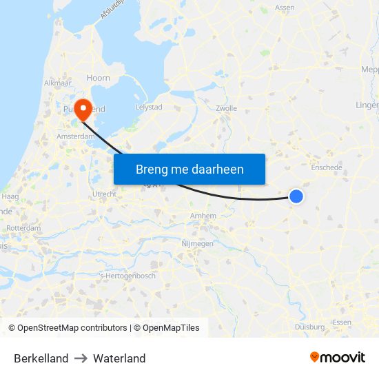 Berkelland to Waterland map