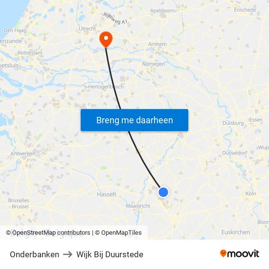 Onderbanken to Wijk Bij Duurstede map