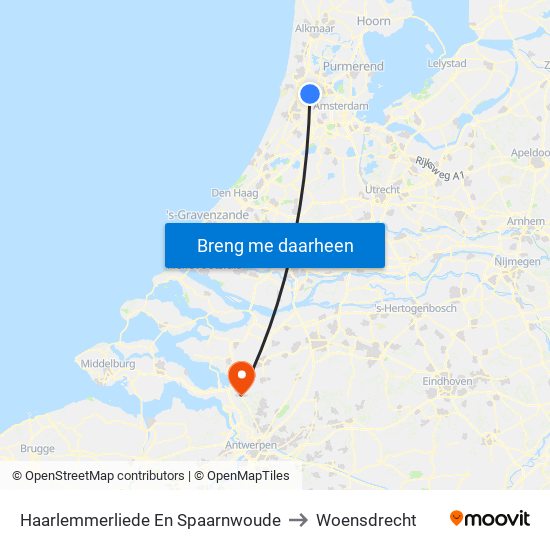 Haarlemmerliede En Spaarnwoude to Woensdrecht map