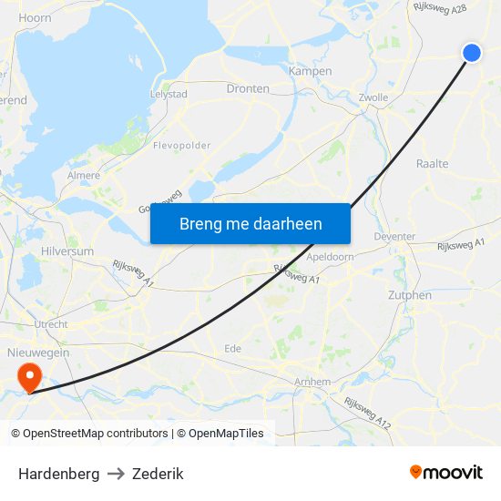 Hardenberg to Zederik map