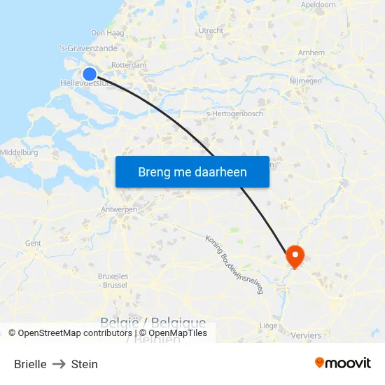 Brielle to Stein map