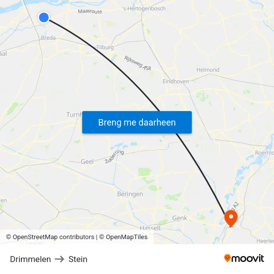 Drimmelen to Stein map