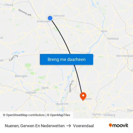 Nuenen, Gerwen En Nederwetten to Voerendaal map