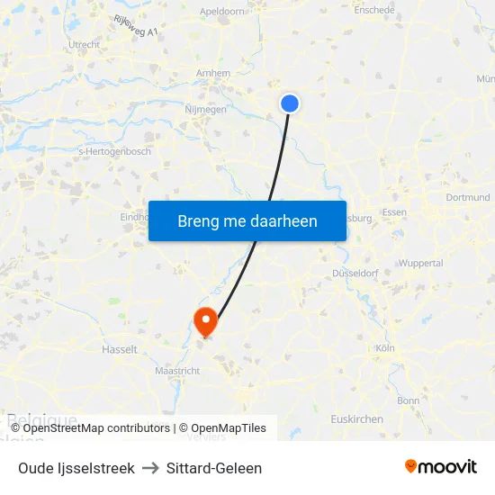Oude Ijsselstreek to Sittard-Geleen map