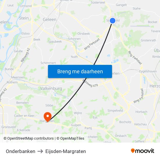 Onderbanken to Eijsden-Margraten map