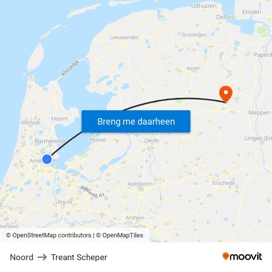 Noord to Treant Scheper map