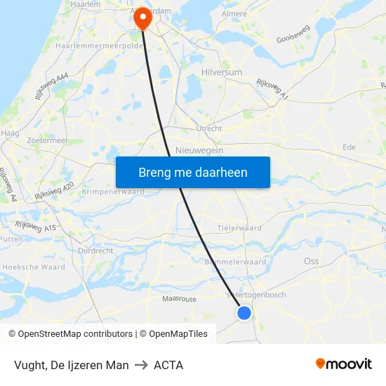 Vught, De Ijzeren Man to ACTA map