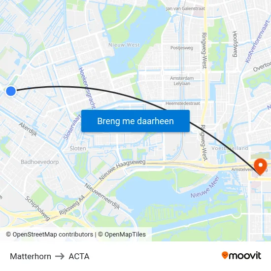 Matterhorn to ACTA map