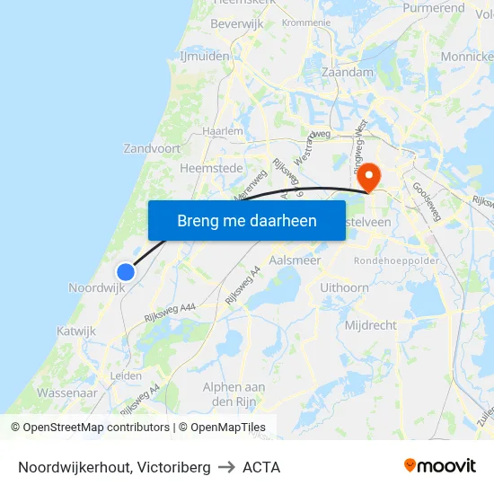 Noordwijkerhout, Victoriberg to ACTA map