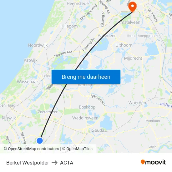 Berkel Westpolder to ACTA map