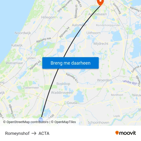 Romeynshof to ACTA map