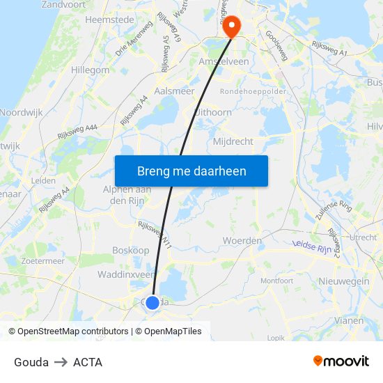 Gouda to ACTA map