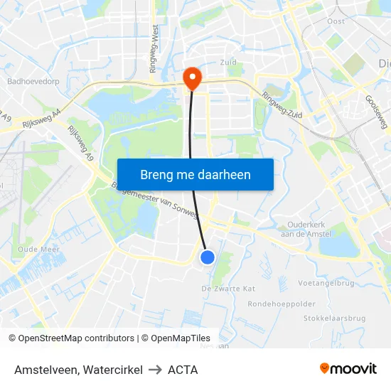 Amstelveen, Watercirkel to ACTA map