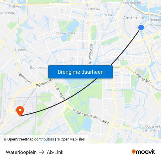 Waterlooplein to Ab-Link map
