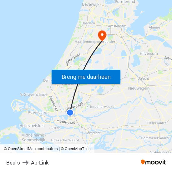 Beurs to Ab-Link map
