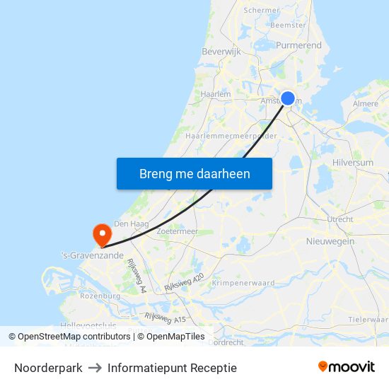 Noorderpark to Informatiepunt Receptie map