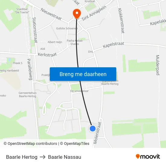 Baarle Hertog to Baarle Nassau map