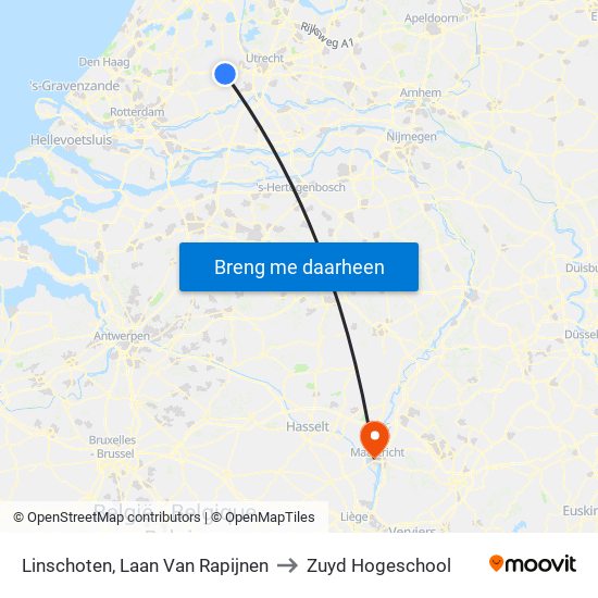 Linschoten, Laan Van Rapijnen to Zuyd Hogeschool map