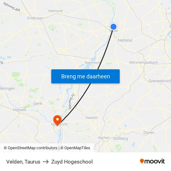 Velden, Taurus to Zuyd Hogeschool map