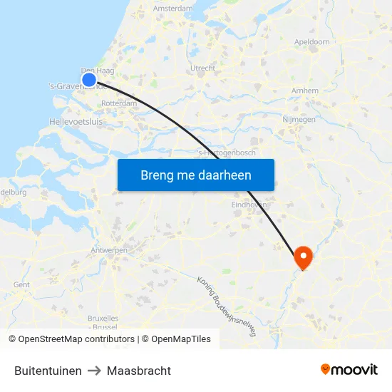 Buitentuinen to Maasbracht map