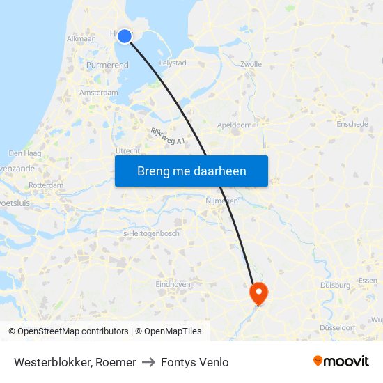 Westerblokker, Roemer to Fontys Venlo map