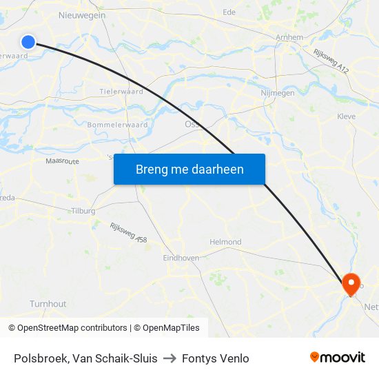 Polsbroek, Van Schaik-Sluis to Fontys Venlo map