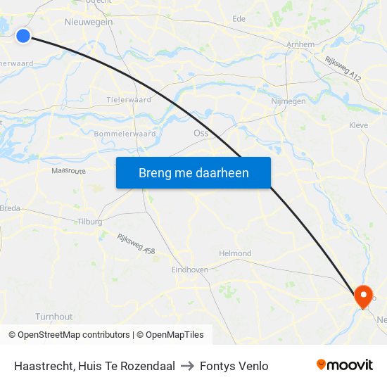 Haastrecht, Huis Te Rozendaal to Fontys Venlo map