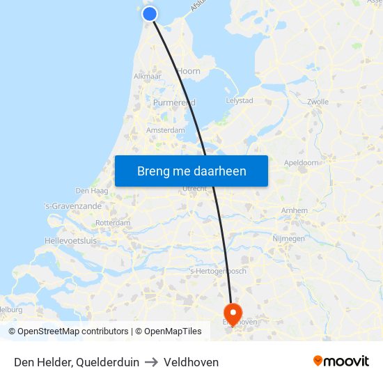 Den Helder, Quelderduin to Veldhoven map