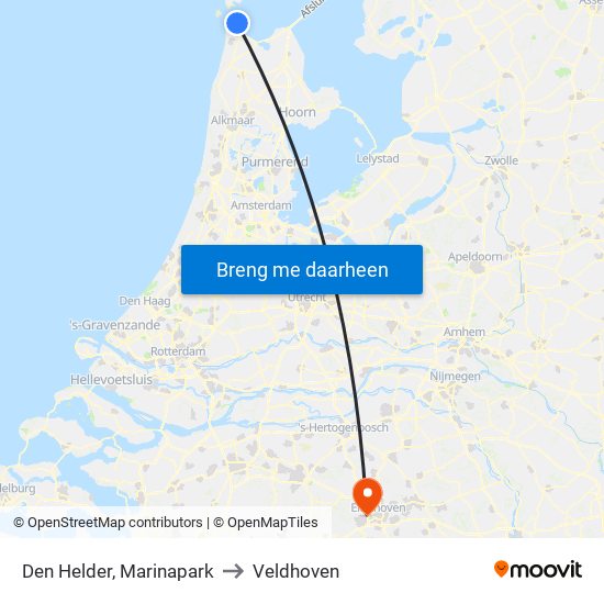 Den Helder, Marinapark to Veldhoven map