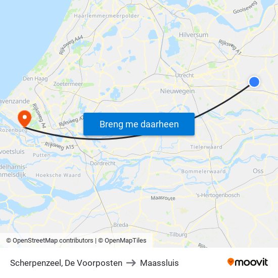 Scherpenzeel, De Voorposten to Maassluis map