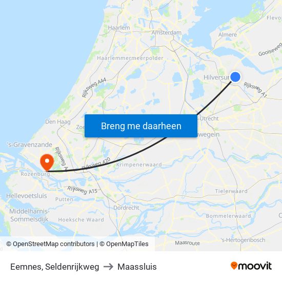Eemnes, Seldenrijkweg to Maassluis map