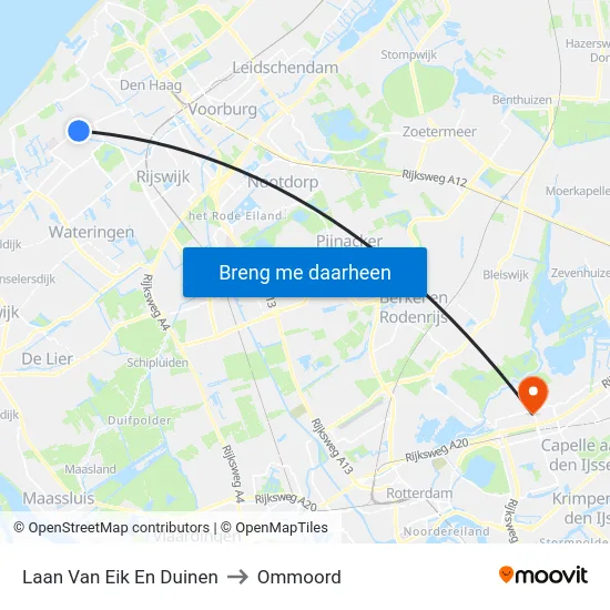 Laan Van Eik En Duinen to Ommoord map
