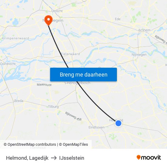 Helmond, Lagedijk to IJsselstein map
