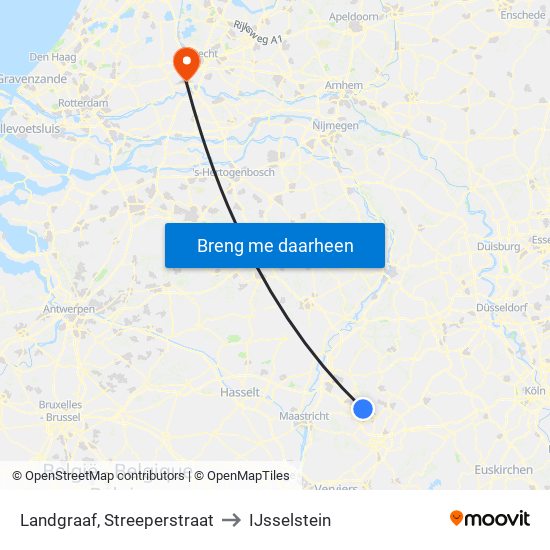 Landgraaf, Streeperstraat to IJsselstein map