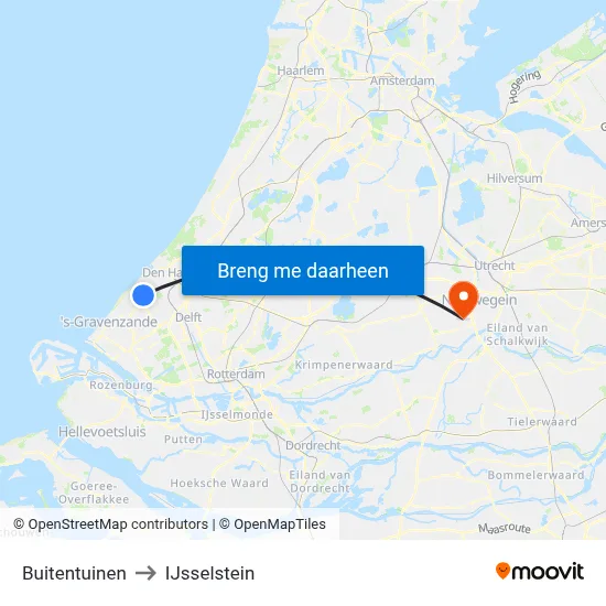 Buitentuinen to IJsselstein map