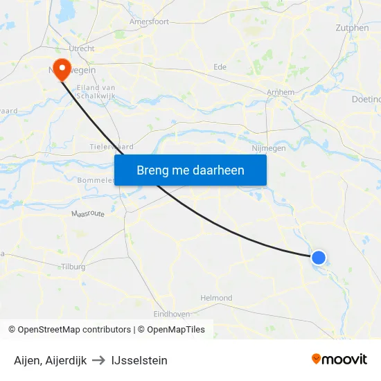 Aijen, Aijerdijk to IJsselstein map