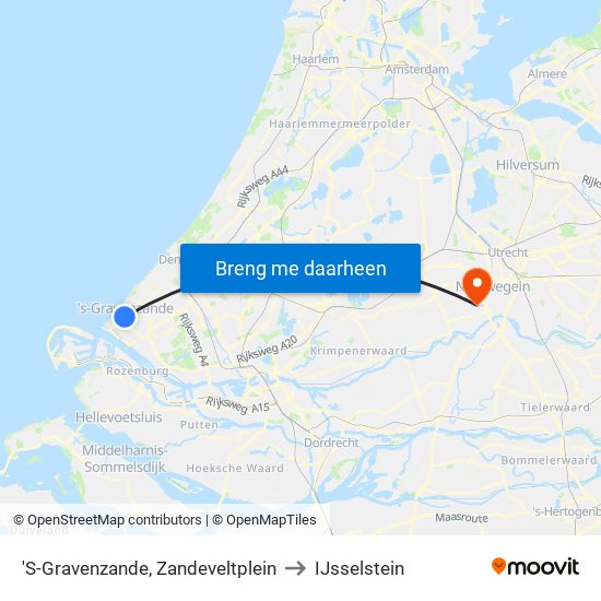 'S-Gravenzande, Zandeveltplein to IJsselstein map
